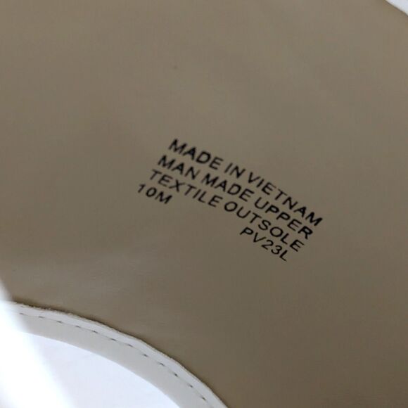 MK Michael Kors Womens Ember Slide Sandal Size 10 Natural Raffia Optic White NIB - Picture 12 of 16